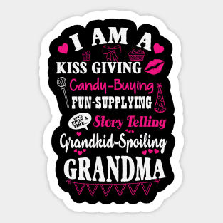 Grandkid Spoiling Grandma Sticker